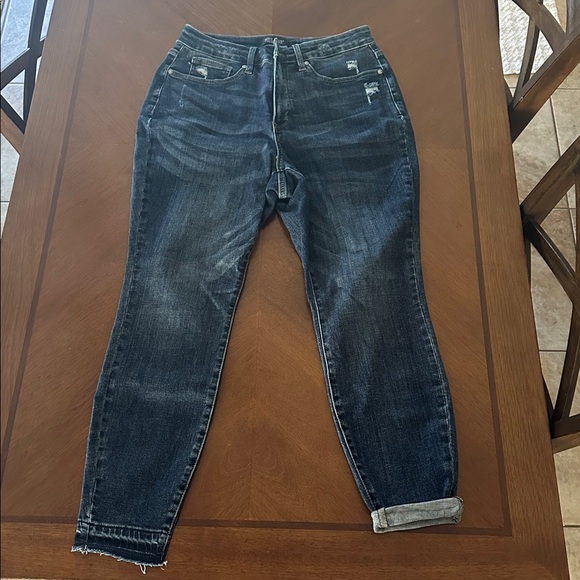 Judy Blue Denim - Judy Blue Dark Wash Ankle Jeans